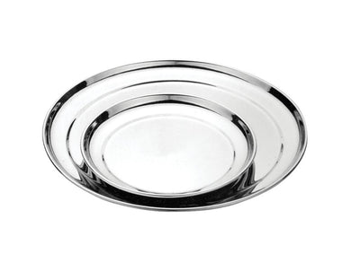 DEVIDAYAL RAJBHOG DINNER PLATE / THALI  STAINLESS STEEL - KOCHEN ESSENTIAL