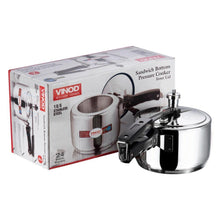 Load image into Gallery viewer, VINOD STAINLESS STEEL COOKER, INNER LID PRESSURE COOKER, INDUCTION BASED - KOCHEN ESSENTIAL

