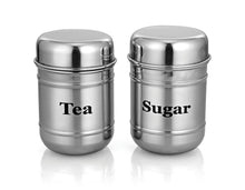 Load image into Gallery viewer, DEVIDAYAL SS TEA SUGAR CONTAINERS 500ML SET OF 2 - KOCHEN ESSENTIAL
