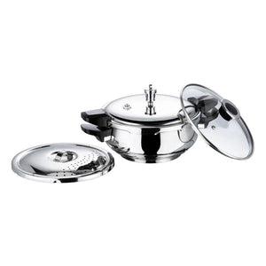 VINOD STAINLESS STEEL COOKER, MAGIC PRESSURE COOKER, INDUCTION BASED - KOCHEN ESSENTIAL